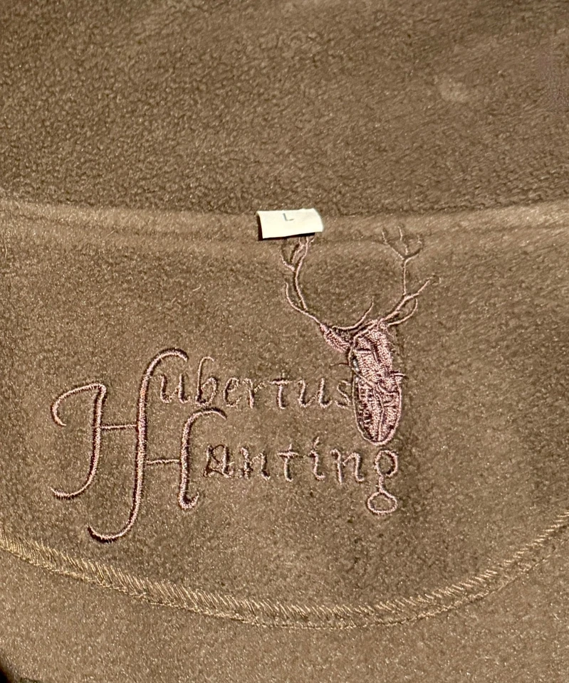 Fleecejacke Olive / Grün Gr. L - Jagdjacke - Angeljacke Fleece von Hubertus - Bild 2 von 4