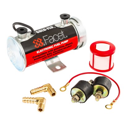 Facet Silber Top Competition Vergaserpumpe Kit - Brisca / Lagerauto / F2 / Oval