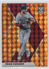 2021 Panini Mosaic Reactive Orange Mosaic Prizm Trea Turner #22 07rd