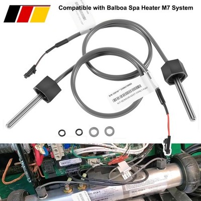 2 Pack Hot Tub Sensor for Balboa Spa Heater M7 30344 30042 24'' Temp/Hi-Limit