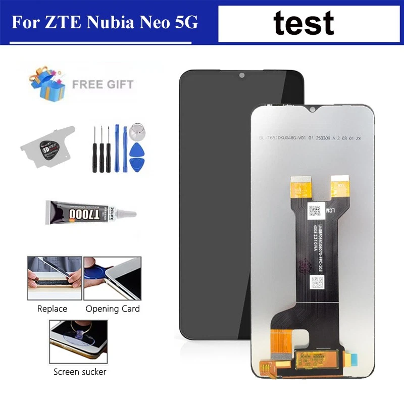 TFT LCD Display Digitizer For ZTE Nubia Neo 5G Touch Screen Replacement AAU - Image 2 of 4