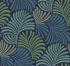 YK72125_Scott Living3 Woven, Texture Blue-Gray Mélange Fine Decor Wallpaper