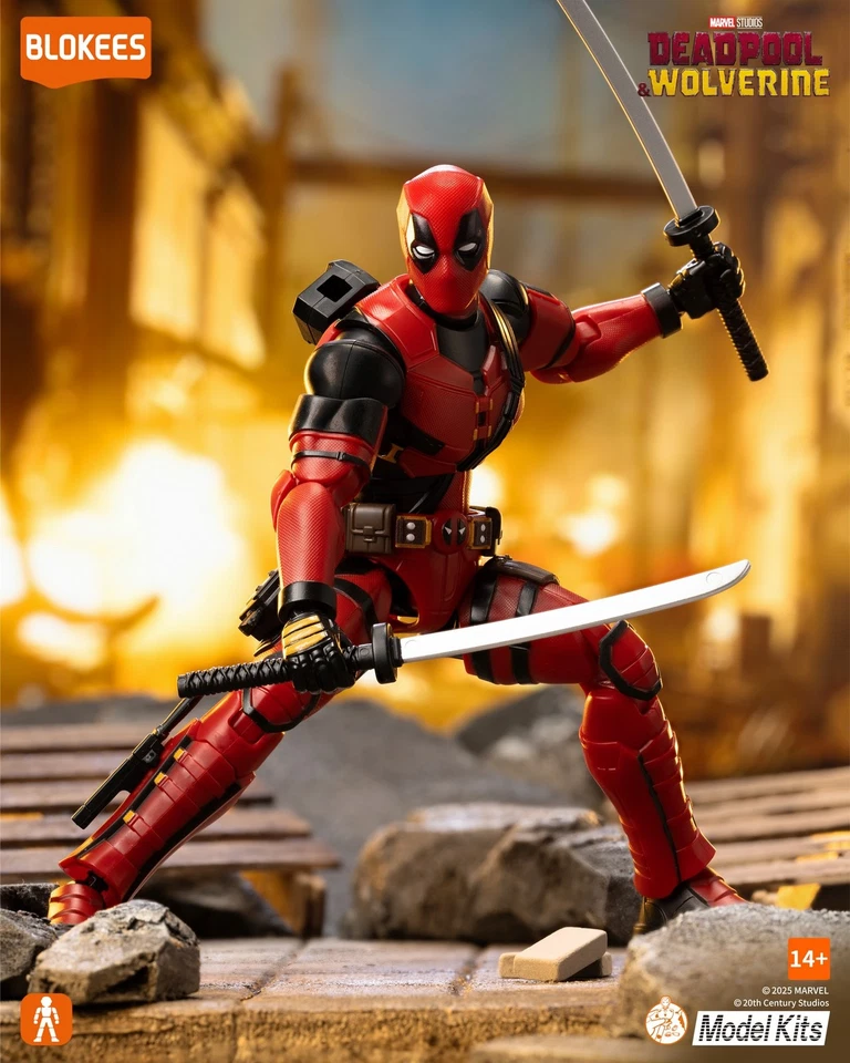 Blokees Marvel Deadpool & Wolverine – SAGA81116 Deadpool Model Kits Figure - Image 4 of 4