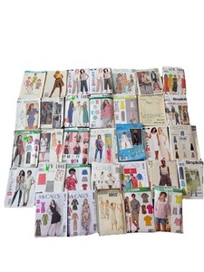 Lot Of 40 New And Vintage style Clothes Pattern Simplicity Mac Calls New Look