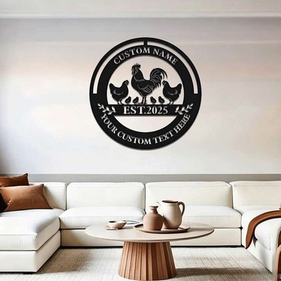 Rustic Style Metal Wall Art Exquisite Home Decoration Kitchen
