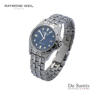 Raymond Weil Flamenco Blue 5370 Sapphire Glass Women's Watch New NOS Swiss