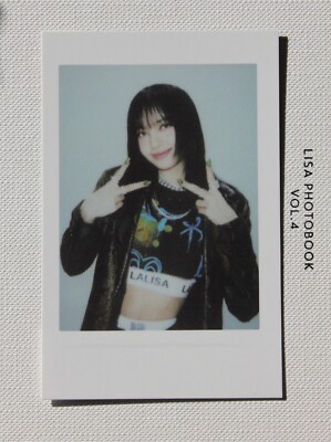 2023 Official Blackpink Lisa 0327 Photobook VOL. 4  YG Select POB Photocard