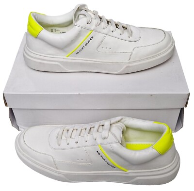 Geiger London Kurt Geiger Mens White Trainers KURT GEIGER London