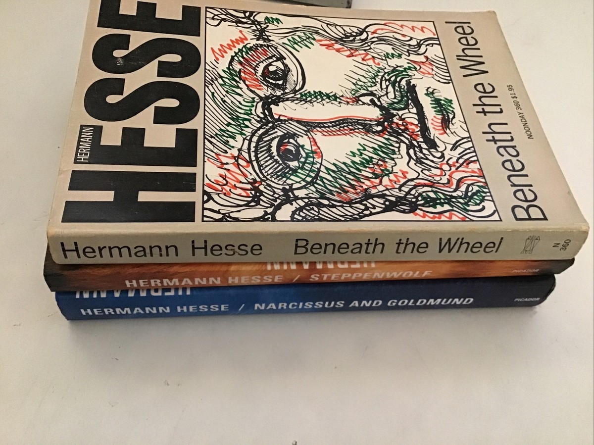 Lot 3 HERMANN HESSE Beneath The Wheel, Steppenwolf, Narcissus