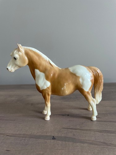 Breyer Horse Glossy Palomino Pinto Shetland Pony Vintage 1960's Breyer Model #22 - 第 3/6 張圖片