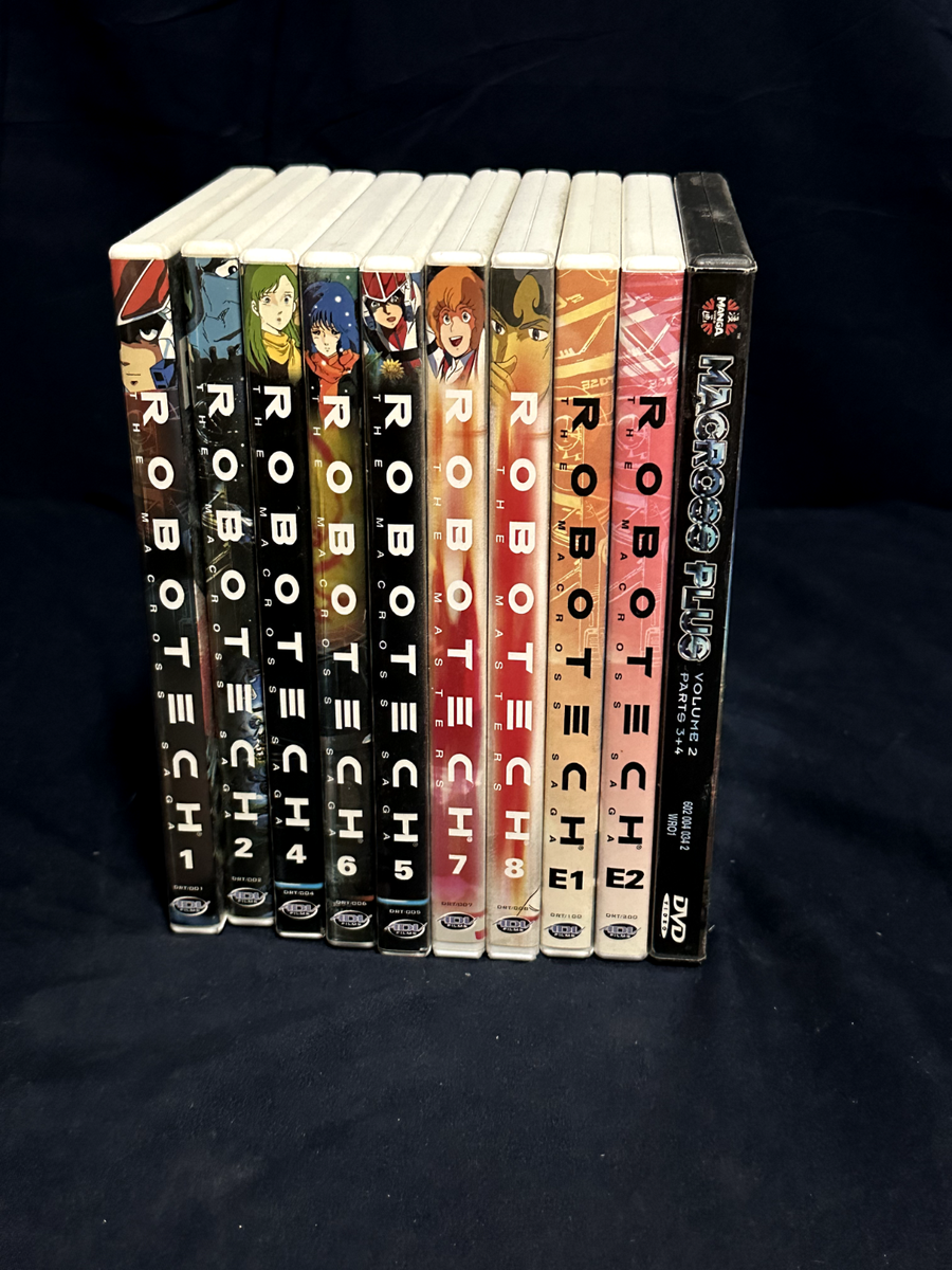 DVD ROBOTECH MACROSS SAGA PLUS VOL. 1 2 4 5 6 7 8 E1 E2