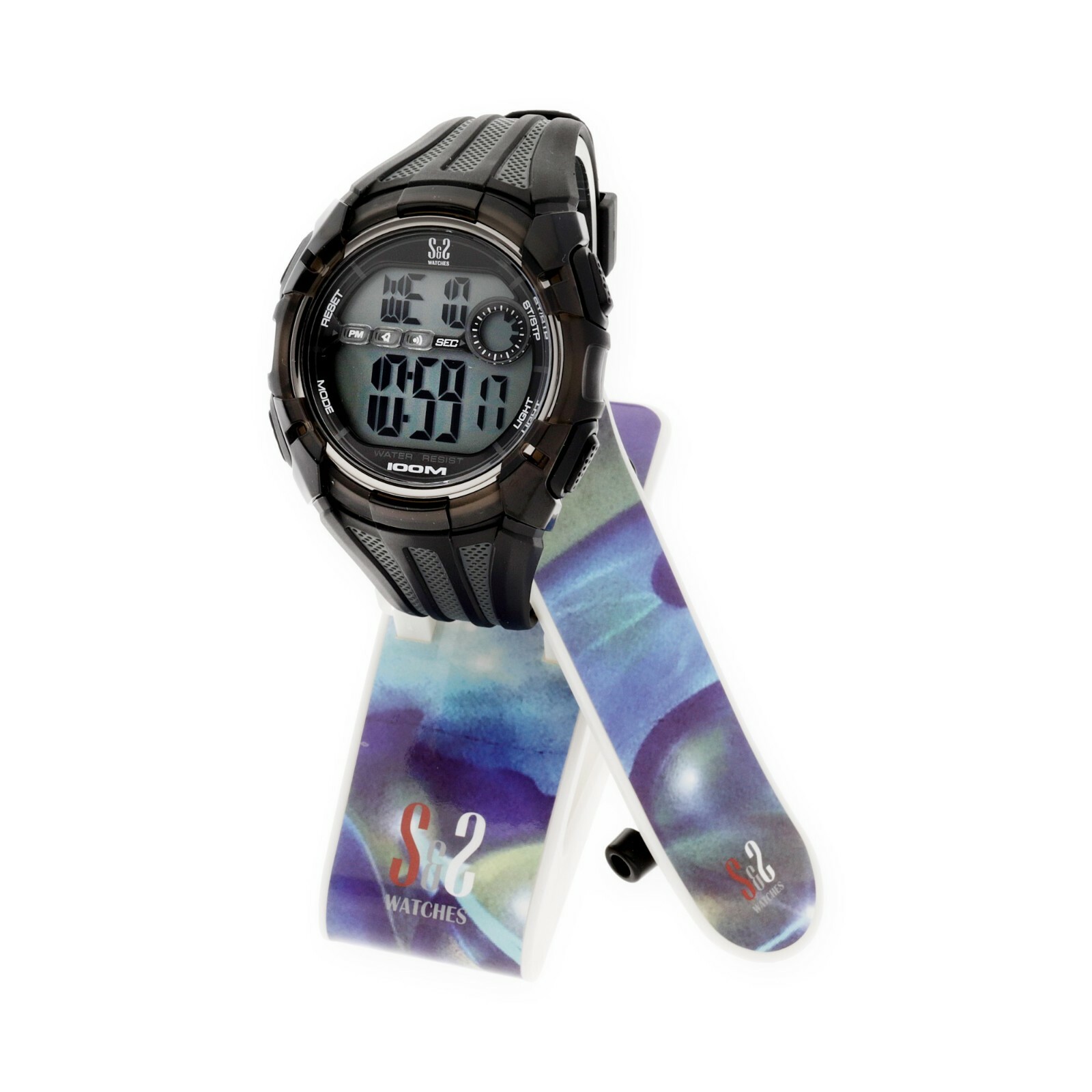 Reloj Deportivo Digital Silver and Steel de Pulsera para Hombre Nuevo a Estrenar