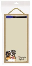 AUSTRALIAN SHEPHERD-Dry Erase Memo Board-10" by 5"
