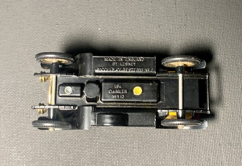 VINTAGE MATCHBOX YESTERYEAR Y-13 1911 DAIMLER BY LESNEY + BOX - Picture 7 of 11