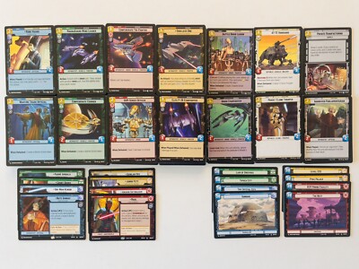 Star Wars Unlimited: Twilight of the Republic Complete Common & Uncommon Set x3