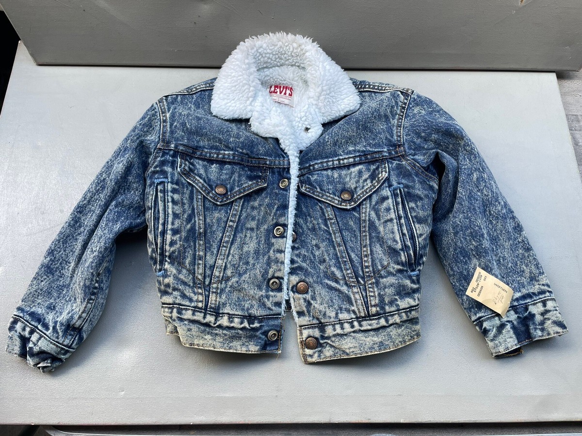 【訳あり新品】LEVI'S® VINTAGE DENIM JACKETS Vintage 1990s LEVIS 75505-0212 Denim Trucker Jacket Medium Levis