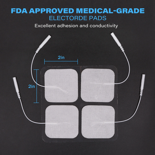 20 Pack TENS Unit Electrode Pads for EMS Massage & Pain Relief, 2x2 In - Picture 7 of 12
