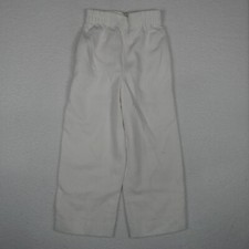 Vintage Criscione Pants Women Size Small Made in USA White Polynide Cotton Blend