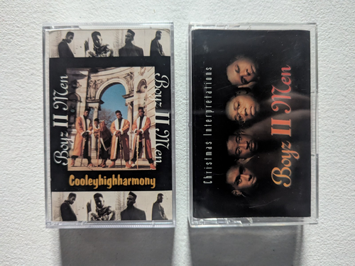 BOYZ II MEN Cassette Lot Cooleyhighharmony, Christmas Interpretations, Boys 2 To