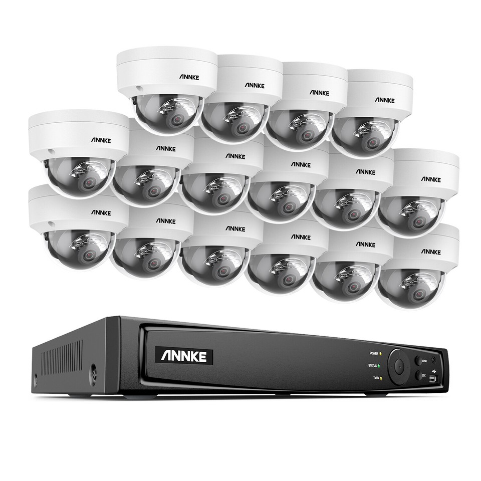 ANNKE 12MP 8CH 16CH NVR 4K 8MP Audio POE IP Security Camera System ...