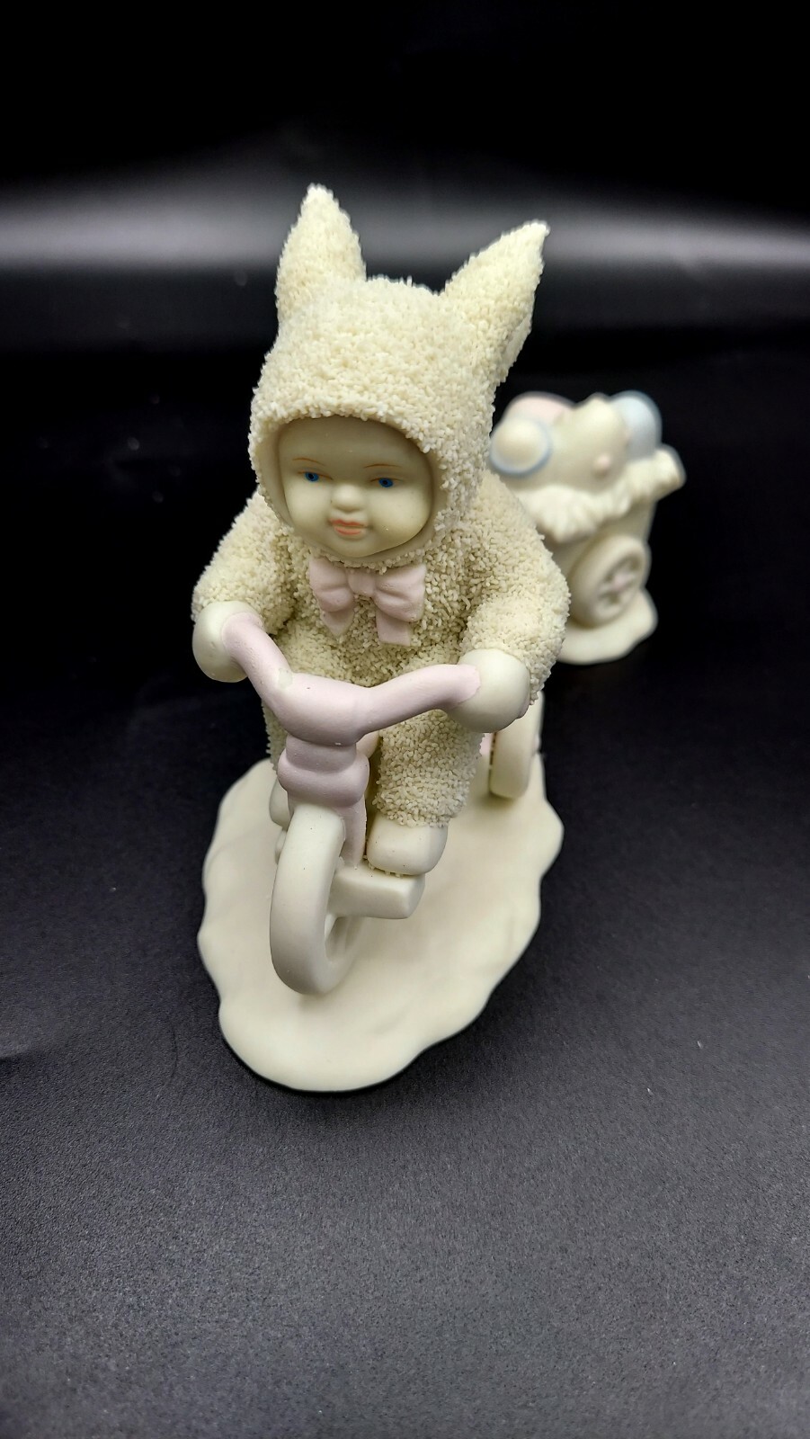 Vintage Department 56 Easter 1997 Snowbunnies Bunny Express Figurine - Picture 9 of 9