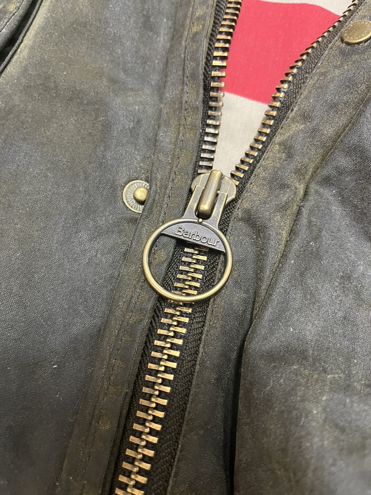 Barbour Steve McQueen Rexton Replica 1964 Motorcycle Trials Waxed Canvas Jacket image 6