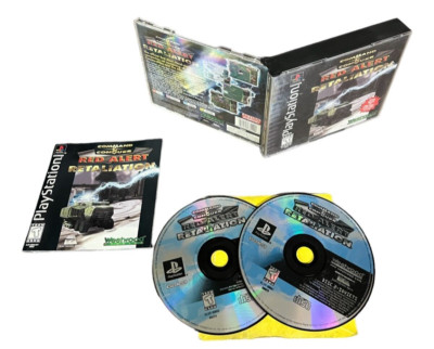 Sony PlayStation 1 PS1 CIB Complete Command & Conquer: Red Alert Retaliation