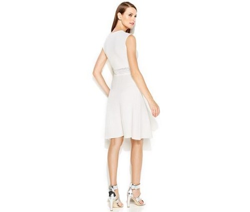Calvin Klein Dresses | Beautiful White Dress | Color: White | Size: M | Pdillie's Closet