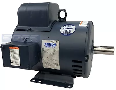 5 HP 1-PH 1725RPM LEESON ELECTRIC COMPRESSOR MOTOR 184T C184K17DB31A 230V 131537