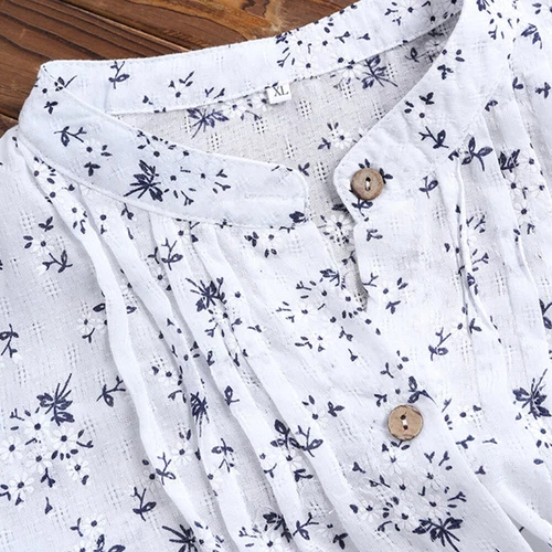 Women Linen Cotton T-Shirt Dress Plus Size Ladies Casual Baggy Tunic Tops Blouse - Bild 9 von 20