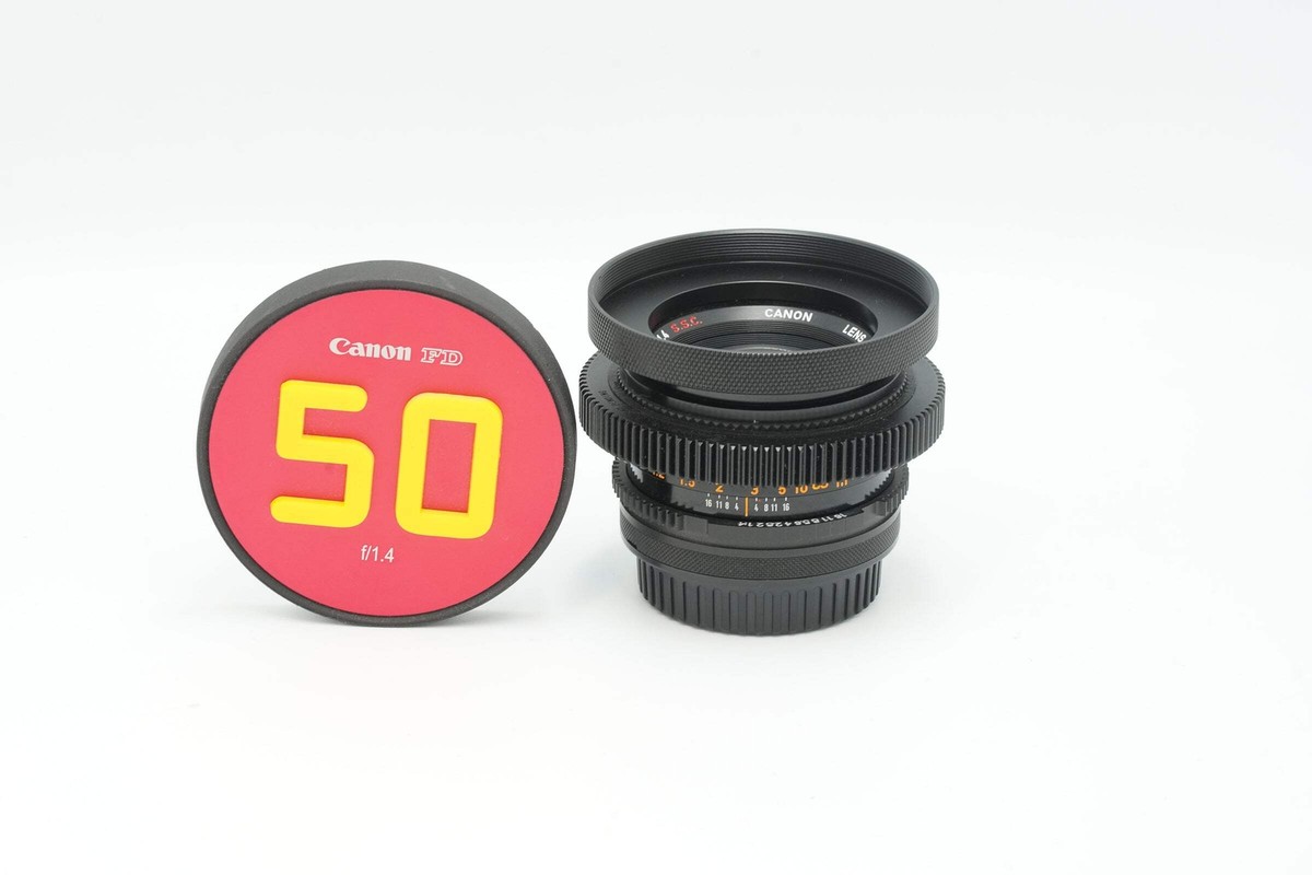 SALE ! Canon FD 50mm f1.4 S.S.C. Cine-MODDED to EF | eBay
