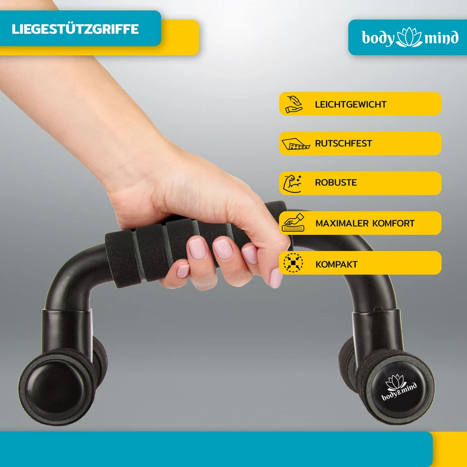 Push-Up Liegestütz-Griffe Trainings-Griffe Fitness-Rack für Ganzkörper-Training - Bild 3 von 4