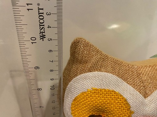 Fall Fest Fabric Table Top Character - Owl 10" Thanksgiving Autumn Decoration - Picture 15 of 20
