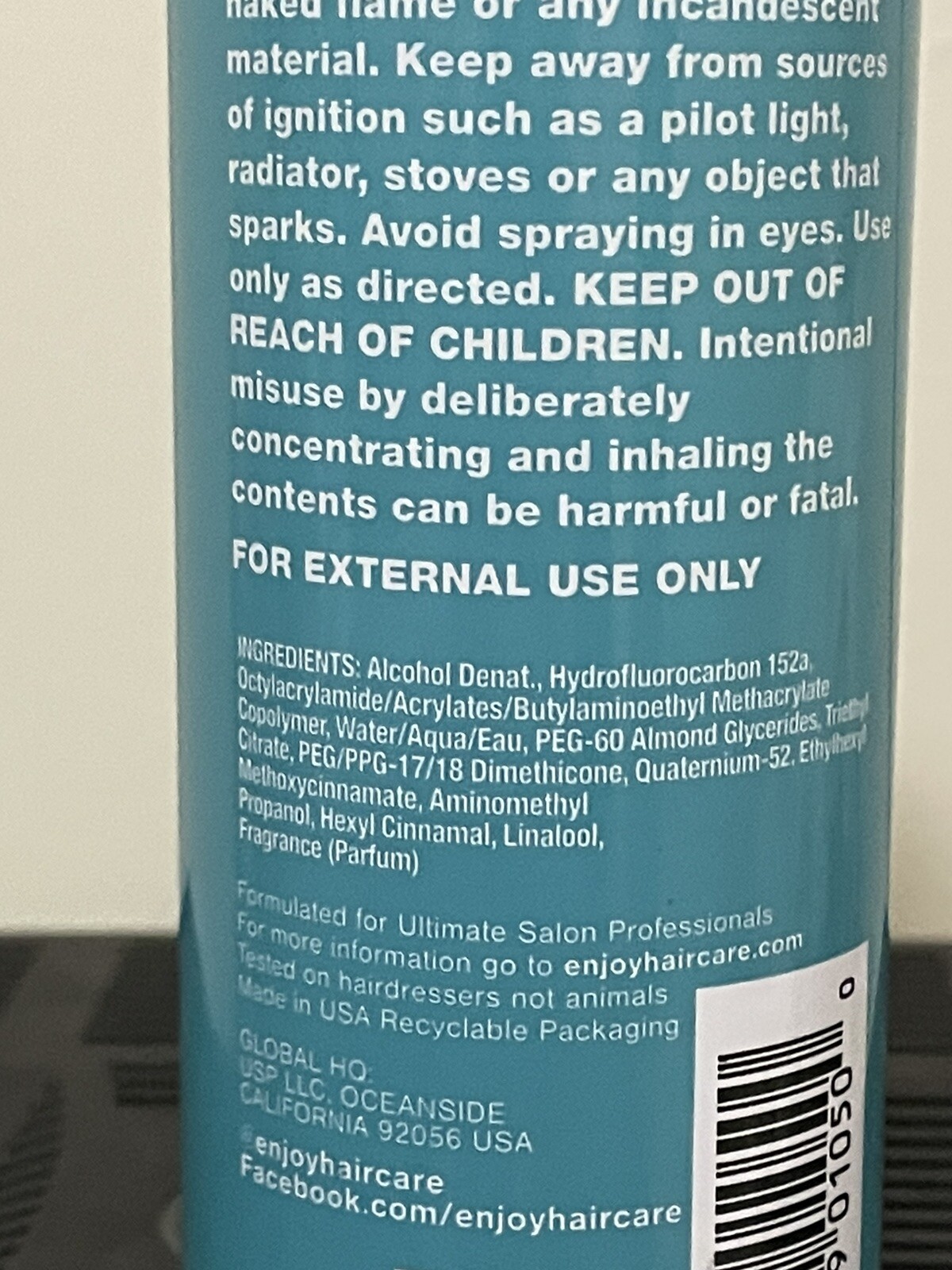 Enjoy Super Hold Finishing Hairspray 10oz - Last One(New)