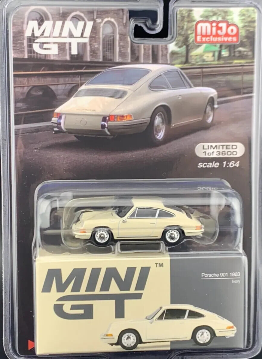 MINI GT #642 - IVORY - 1963 PORSCHE 901 | eBay