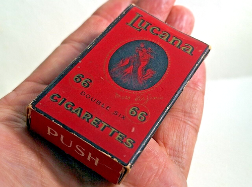 Empty 1920s LUCANA DOUBLE SIX, cigarettes packet H&S 10pcs. - Picture 2 of 8