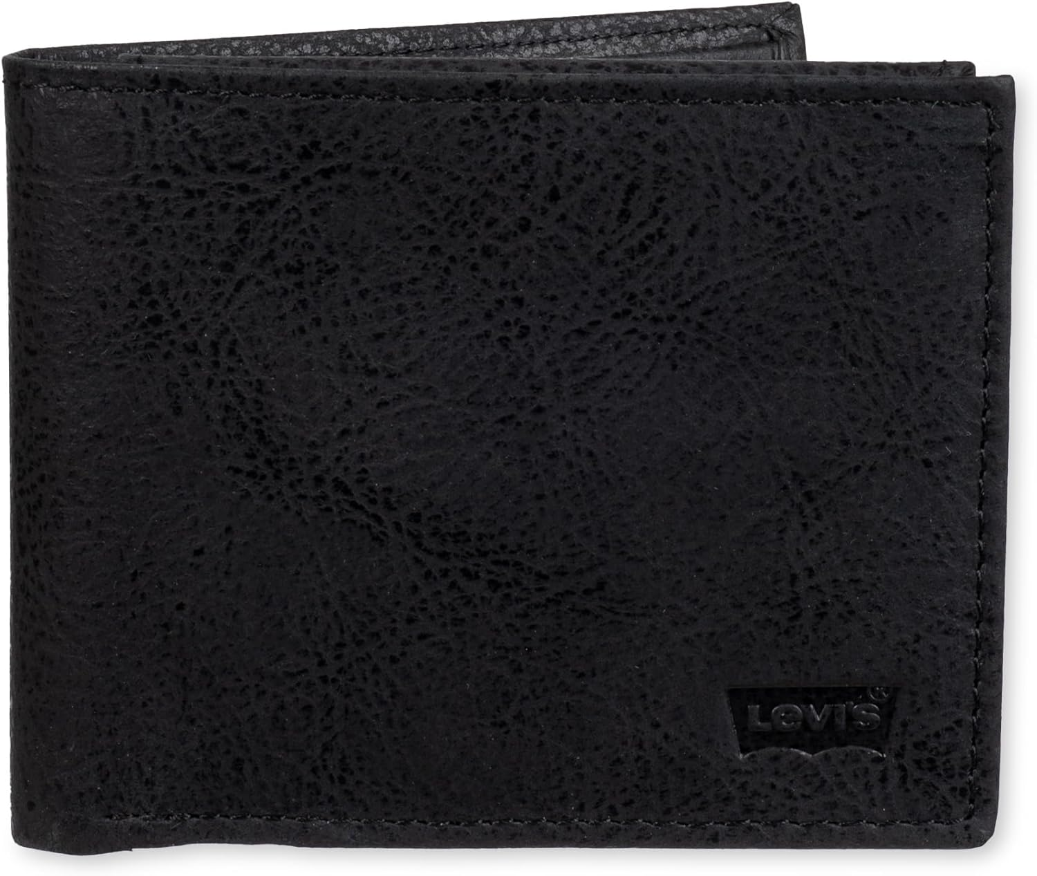 Men'S Classic Bifold Passcase Wallet with Multiple Card Slots and ID Window