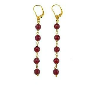 Pendientes de Moda Aro ágata de Bronce