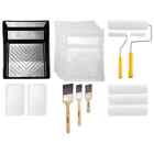 Paint Roller Brushes Tray Painting Equipment Supplies Wagner Set Drop Cloth 18Pc