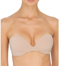 Natori 34DDD Minimal Strapless Convert T-Shirt Bra NWOT 729229 Cafe --NO STRAPS-