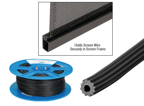 CRL 5CBL150 Black .150 Screen Retainer Spline - 500 Foot Roll - Picture 5 of 7