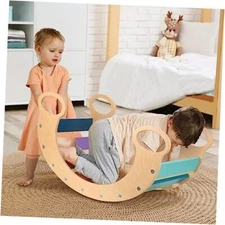 Climbing Toys for Toddlers 1-3,Indoor Wooden Montessori Climbing Arch Climber