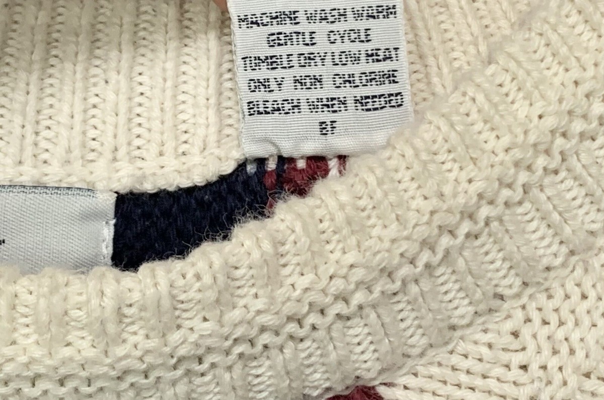 Vintage 80s Van Heusen 417 Sweater Chunky Knit Mens Medium Vintage 80s Van Heusen 417 Sweater Chunky Knit Mens Medium