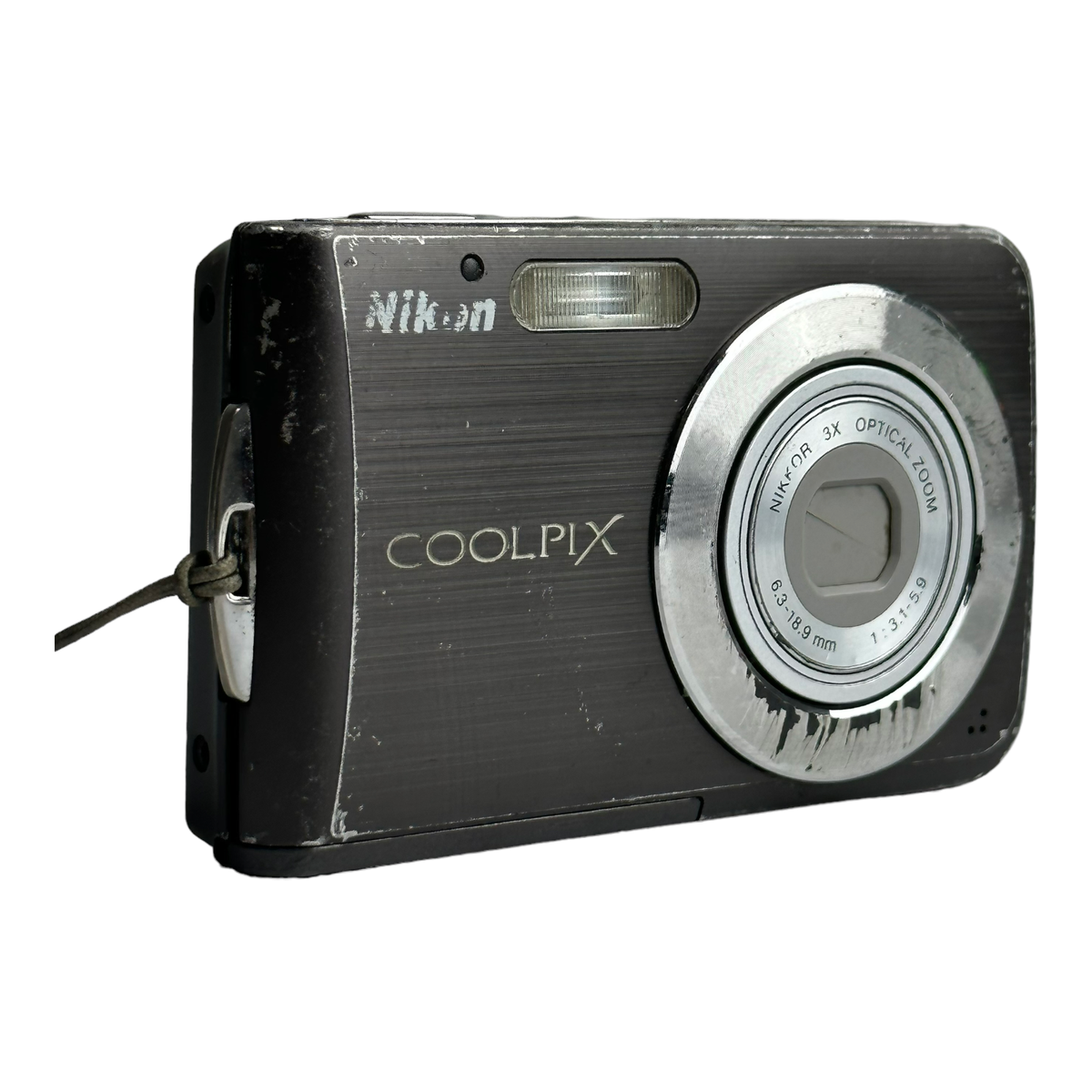 Nikon COOLPIX S210 8.0MP Digital Camera - Black Lens UNTESTED | eBay