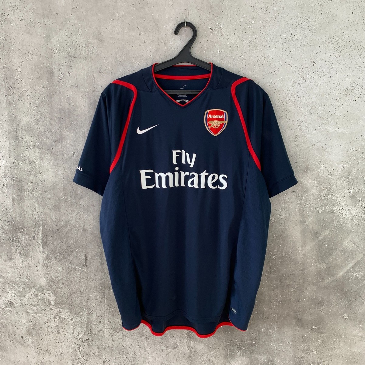 ARSENAL 2006 2007 TRAINING FOOTBALL SHIRT NIKE TRACK TOP