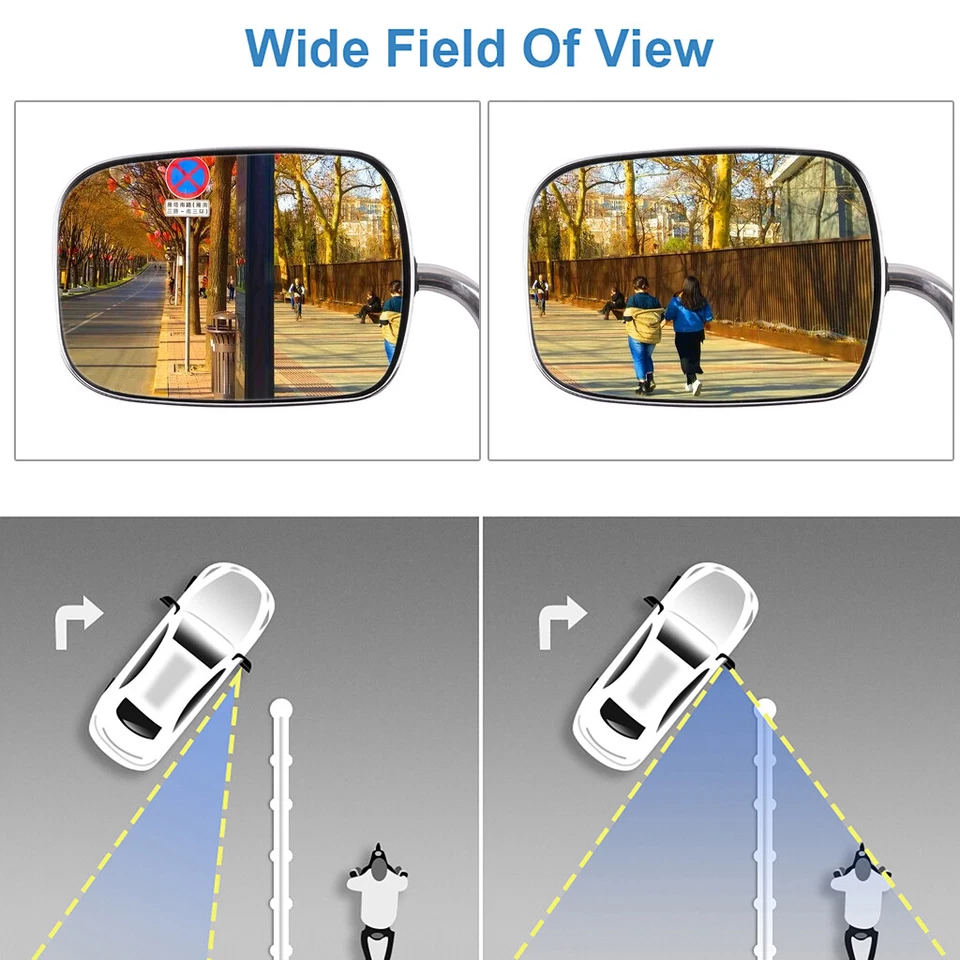 Chrome Manual Side View Mirrors Pair Set For 1973-1986 Chevy GMC Truck - Imagem 4 de 4
