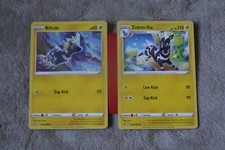 Pokemon TCG Vivid Voltage BLITZLE 53/185 + ZEBSTRIKA 54/185