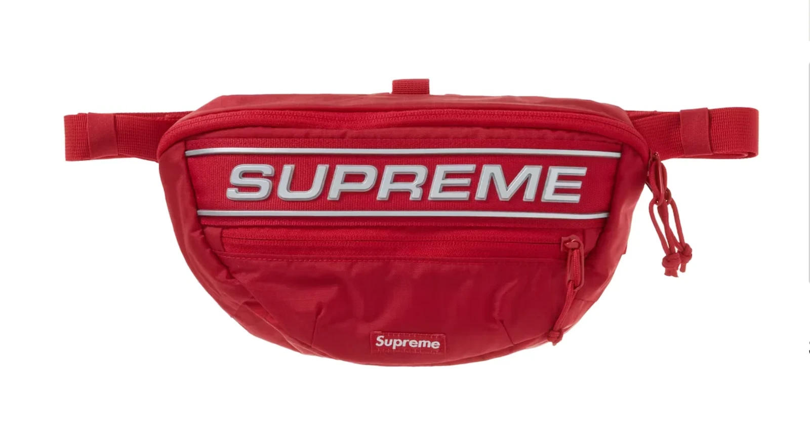 Sac à taille logo Supreme 3D rouge (FW23)