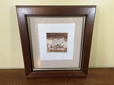 Vintage Kris Nuschke Etching Art Signed “Doe” Pennsylvania Artist Framed