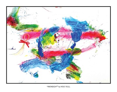 Moneigh print painted by Holy Bull at Jonabell Farm